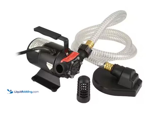 Lot 49-1548660 - Everbilt 1/10 HP Non-Submersible Self-Priming Transfer Pump, Model # EBTP1, Unused, Has attachments....