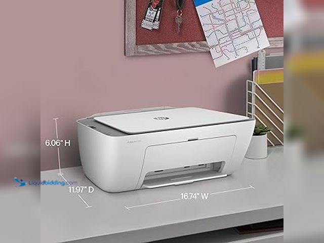 Lot 49-5407542 - HP DeskJet 2755e Wireless Color inkjet-printer, Print, scan, copy, Easy setup, Mobile printing, Best...