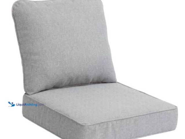 Lot 49-2004444 - Hampton Bay 24 in. W x 24 in. D CushionGuard Deep Seat Universal Outdoor Lounge Chair Cushion in Sto...
