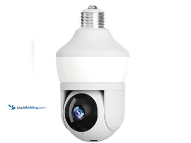 Lot 49-3615904 - Pro Security Camera with 80-Watt Equivalent LED Light, Two Way Talk, HD Video WiFi Smart Camera, Per...