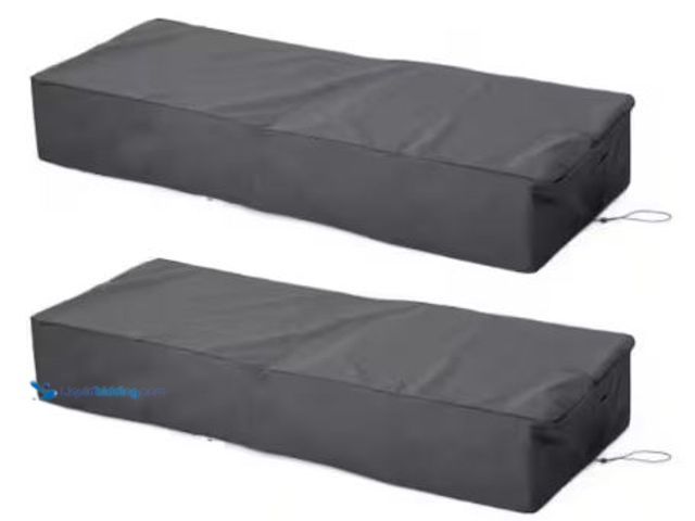 Lot 49-1625367 - OVCRNIBI Chaise Lounge Cover Waterproof Fabric Patio Lounge Chair Cover Heavy Duty Outdoor Chaise Lo...