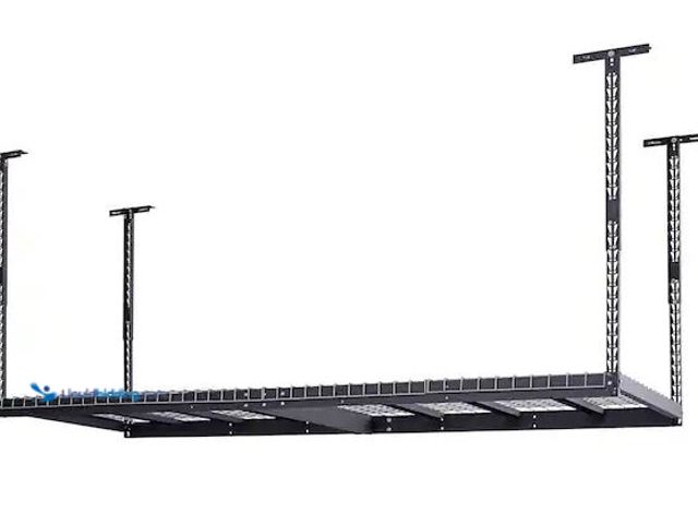 Lot 49-5478418 - Husky
97.5 in. W x 43.75 in. H x 48 in. D Adjustable Height Metal Heavy-Duty Overhead Garage Storag...