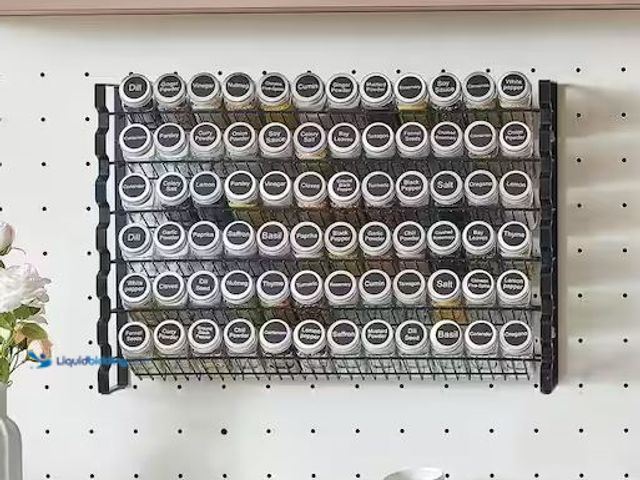 Lot 49-1576762 - VEVOR Spice Rack Organizer for Cabinet, Spice Organizer with 72-Empty Spice Jars, Lids, Spice Labels...