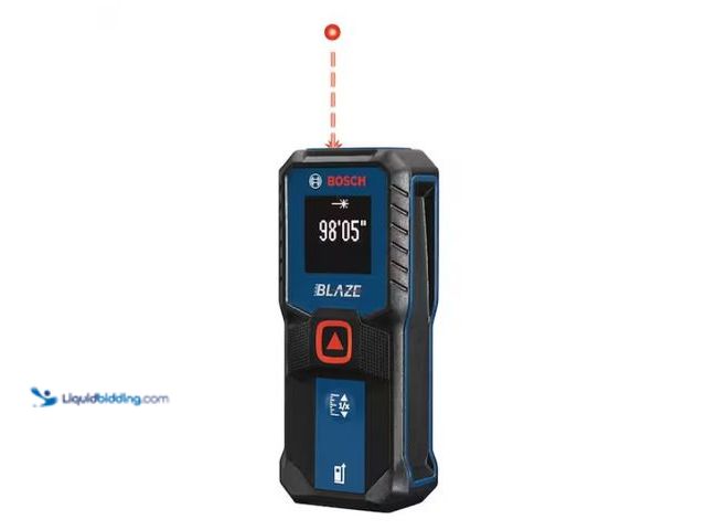 Lot 49-1570358 - Bosch BLAZE 100 ft. Laser Measure, Model # GLM100-23, Slightly used, Tool only.   Ref#SBS0116