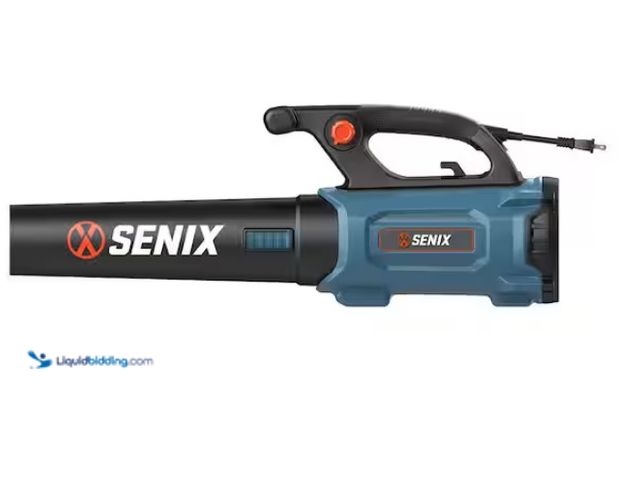 Lot 49-1622619 - Senix 115 MPH 690 CFM 12-Amp Electric Handheld Leaf Blower, Model # BLAE12-M, Slightly used, Powers ...