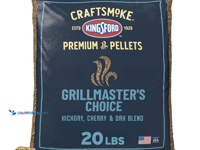 Lot 49-5549670 - Kingsford Craftsmoke Premium Grilling Wood Pellets, Grillmasters Choice Cherry, Hickory, and Oak BBQ...