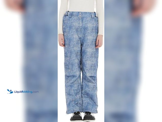 Lot 49-5410392 - Women's Slim Fit Snow Pants Waterproof Insulated for Winter Outdoor Hiking Snowboard Ski Pants. Size...