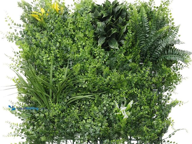 Lot 49-5545048 - 12PCS 20''x20'' Artificial Boxwood Panels Topiary Hedge Plant Privacy Screen Faux Ivy Greenery Grass...