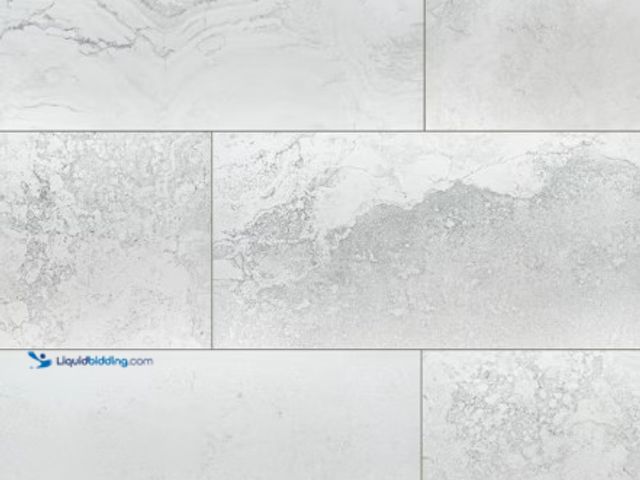 Lot 49-2025486 - Approx. (57) sq. ft. of MSI Satori Snow 16 in. x 32 in. Matte Porcelain Marble Look Floor and Wall T...