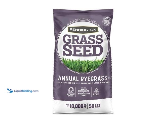 Lot 49-5534415 - Pennington
Annual Ryegrass 50 lbs. 10,000 sq. ft., Rye Grass Seed for Lawn. Model # 100082644. Unus...