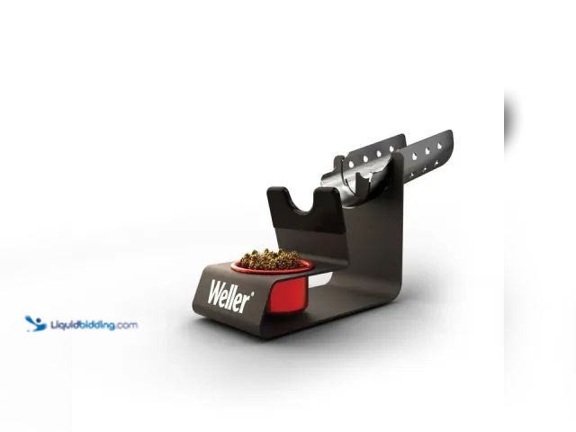 Lot 49-1568491 - Weller Soldering Iron Holder with Dry Tip Cleaner Model #WLACCH1, Unused  Ref#SR1230