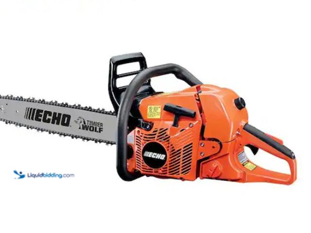 Lot 49-1542895 - ECHO 20 in. 59.8 cc Gas 2-Stroke Rear Handle Timber Wolf Chainsaw, Model # CS-590-20, Slightly used,...