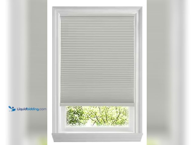 Lot 49-3637890 - 69.5" x 72" Home Decorators Collection Pewter Cordless Blackout Cellular Shades for Windows - 69.5 i...