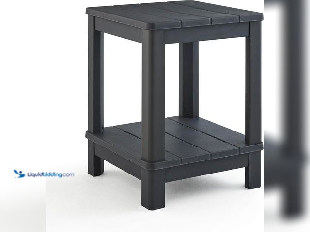 Lot 49-3563699 - Keter Deluxe Adirondack Side Table - Graphite Unused