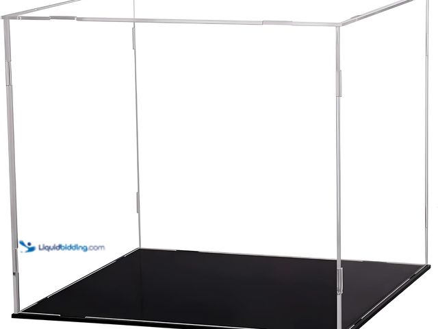 Lot 49-5416303 - Evron Display Case for Collectibles Assemble Clear Acrylic Box Alternative Glass Case for Display Ac...