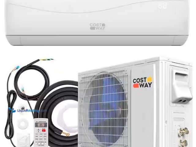 Lot 49-1532890 - Costway
19 SEER2 18,000 BTU 1.5 Ton Ductless Mini Split Air Conditioner with Heat Pump 208/230V wit...