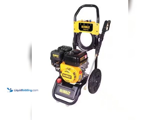 Lot 49-1577004 - DEWALT 3400 PSI 2.5 GPM Gas Pressure Washer with Maintenance-Free Pump, Heavy-Duty Commercial Cold W...