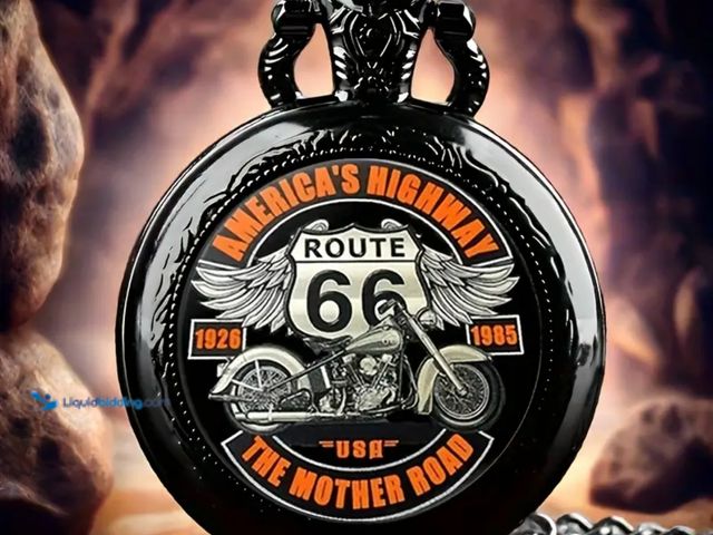 Lot 49-1816631 - New Timeless Treasure , Elegant Black Necklace Pocket Watch , Classical Creative Dressing Watch , Vi...