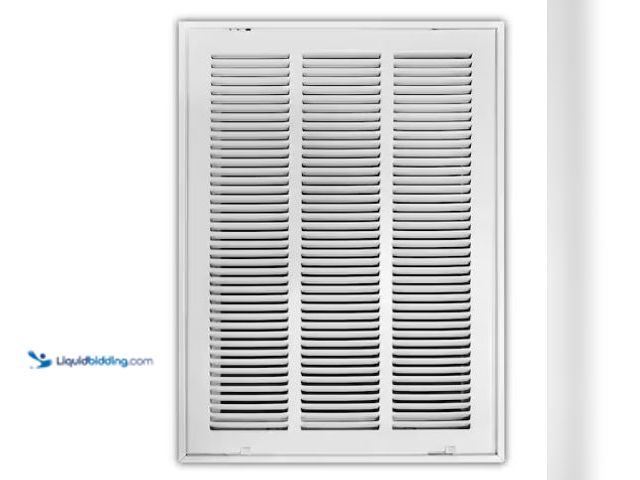 Lot 49-2004144 - Everbilt 14 in. x 20 in. Steel Return Air Filter Grille in White, Model # E190RF14X20, Unused.  Ref#...