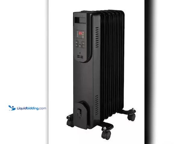 Lot 49-5486513 - Konwin
1500-Watt Black Indoor Electric Oil-Filled Radiator Convection Radiant Space Heater with Rem...