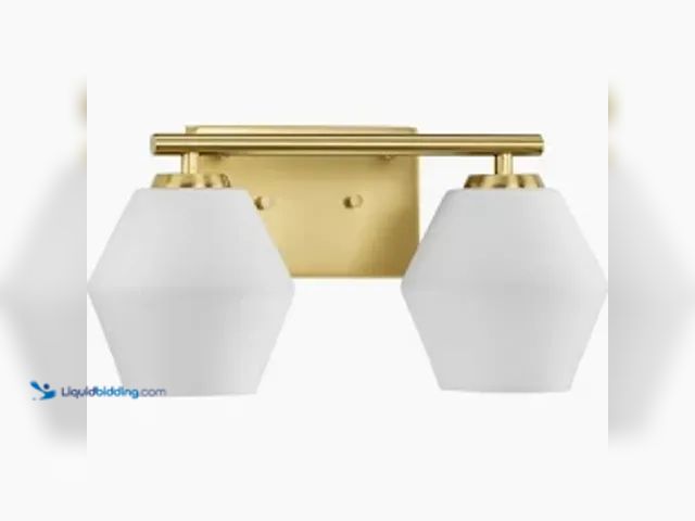 Lot 49-3565010 - Progress Lighting P300431 Copeland 2 Light 15"W Vanity Light - Black Unused