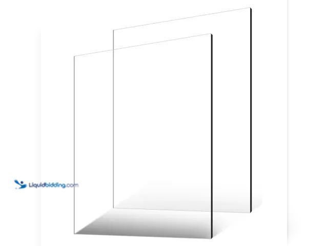 Lot 49-1556588 - VEVOR Plexiglass Acrylic Sheet, 2-Pack Plastic Sheets, 24 x 36 Inch 1/4 Inch Thick Clear Plastic Cas...