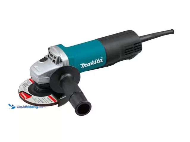 Lot 49-1575757 - Makita 7.5 Amp 4-1/2 in. Corded Paddle Switch Angle Grinder, Model # 9557PB, Used, Powers on  Ref#AH...