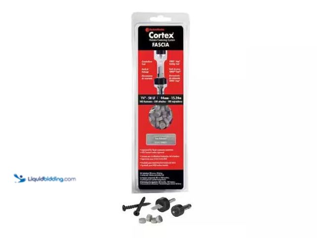 Lot 49-3618527 - 207-Pcs. FastenMaster #9 x 1-3/4 in. Foggy Wharf Torx Low Profile Head Cortex Composite Deck Screw, ...