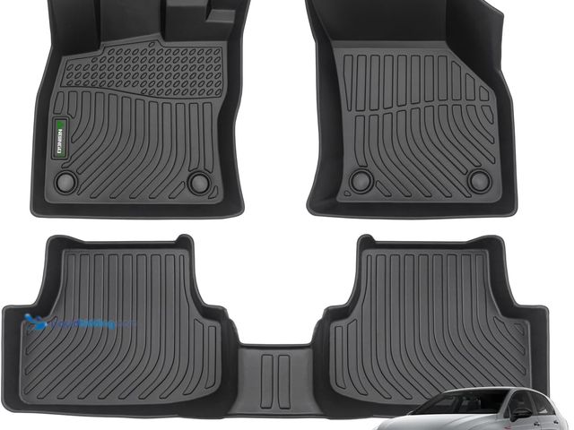 Lot 49-3527522 - Floor Mats for VW Golf/Alltrack/GTI/R/Sportwagen MK7 2015-2021 Waterproof All Weather Car Mats Floor...