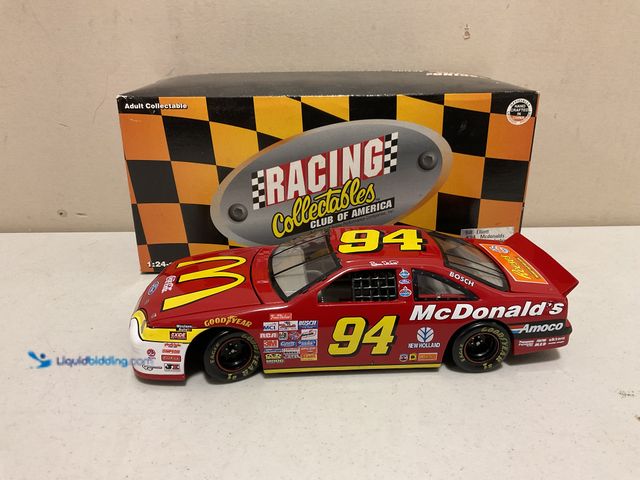 Lot 49-2009281 - Other WOW AN AMAZING 1:24 SCALE DIE-CAST RACING COLLECTIBLES CLUB OF AMERICA BILL ELLIOT #94 MCDONAL...
