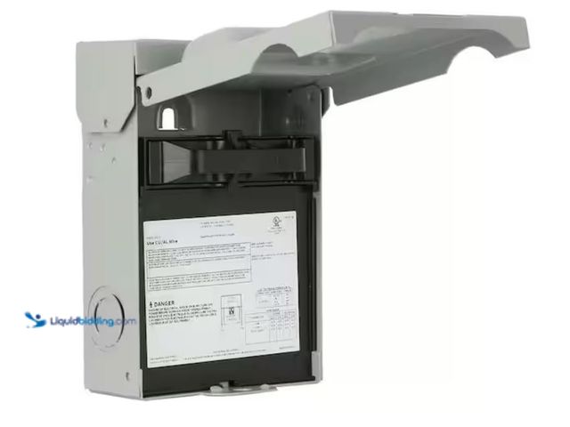 Lot 49-3614664 - Lot of (2) Midwest Electric Products 30-Amp 120/240-Volt Fused AC Disconnect, Model # U035F2P, Unuse...