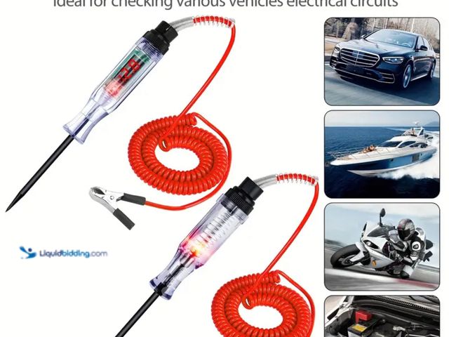 Lot 49-1975700 - New 2pcs Car Circuit Tester Light