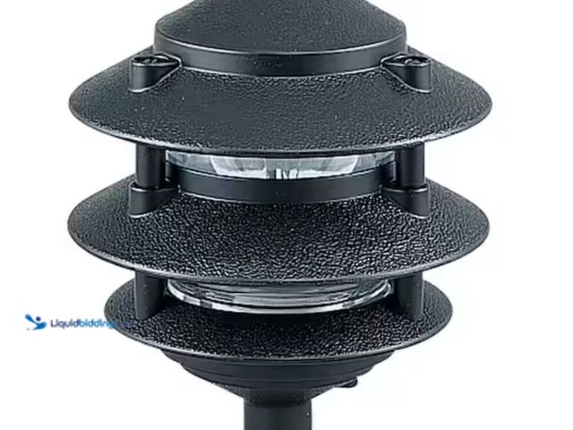 Lot 49-2006687 - Generation Lighting Ambiance 1-Light Black Landscape Path Fixture, Model # 9226-12, Unused, Factory ...