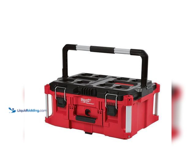 Lot 49-5408118 - Milwaukee PACKOUT 22 in. Large Portable Tool Box Fits Modular Storage System. [Model # 48-22-8425] U...