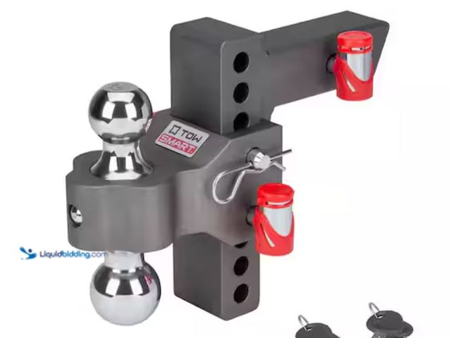 Lot 49-3614356 - TowSmart Class 5, 12,500 lbs. 6 in. Drop to 6 in. Rise, Adjustable Trailer Hitch Dual Ball Mount, Mo...