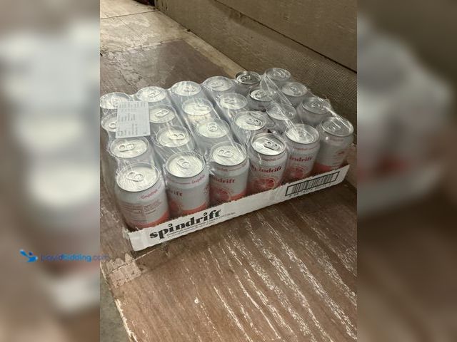 Lot 49-3539561 - Spindrift Sparkling Water, Grapefruit, 12 Fl Oz (24pack) New