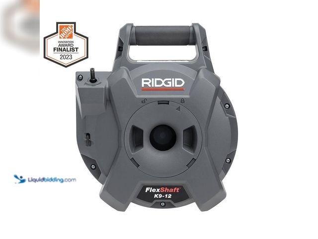Lot 49-5410498 - RIDGID K9-12 FlexShaft Wall-to-Wall Drain Cleaner, 1/4 in. x 30 ft. Cleans 1-1/4 in. to 2 in. Pipes ...