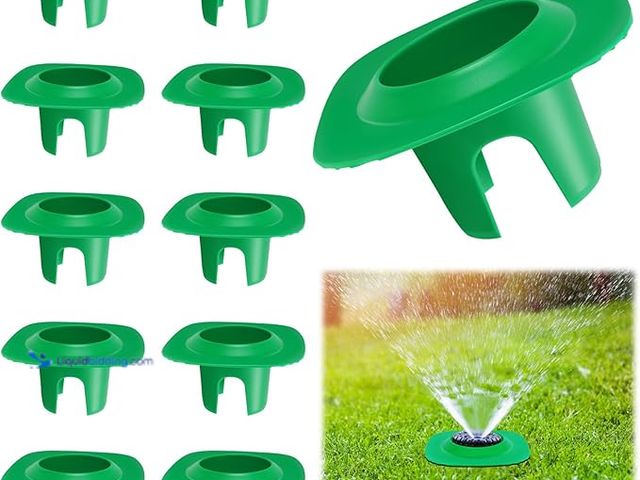 Lot 49-3528001 - 10 Pcs Sprinkler Head Protector, Plastic Sprinkler Donut Guards for Lawns, Sprinklers Guards with 2 ...