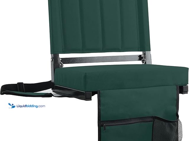 Lot 49-5446730 - ASIN:B0BCFWPLGN SPORT BEATS Stadium Seats with Back Support Bleacher Chairs with Back and Cushion Th...