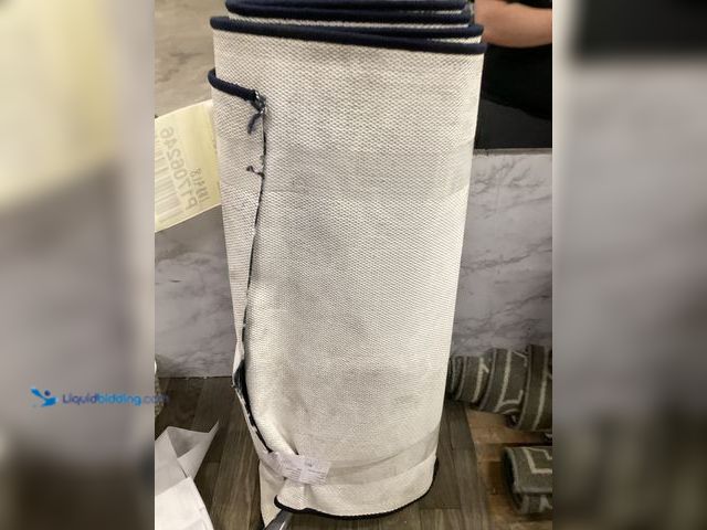 Lot 49-5411809 - TrafficMaster Trellis Navy 2 ft. 2 in.w Roll Runner. Unused