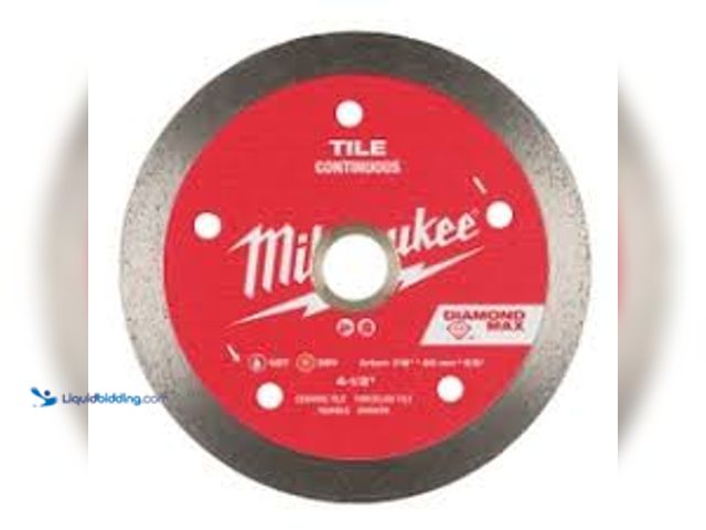 Lot 49-5489331 - Milwaukee Tools 5" Diamond Max Continuous, Tile Diamond Blade 49-93-9205. New