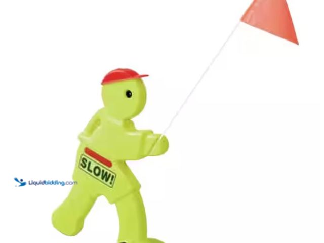 Lot 49-1567847 - Step2 KidAlert Visual Warning Signal, Bright Green, Model # 8648CP, Unused, No stand, Missing reflec...