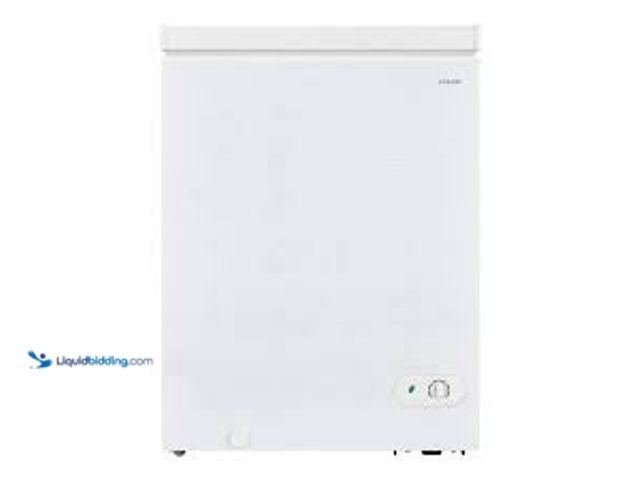 Lot 49-5459695 - Vissani 7.0 cu. ft. Manual Defrost Chest Freezer with LED Light in White Garage Ready. Model # HMCF7...