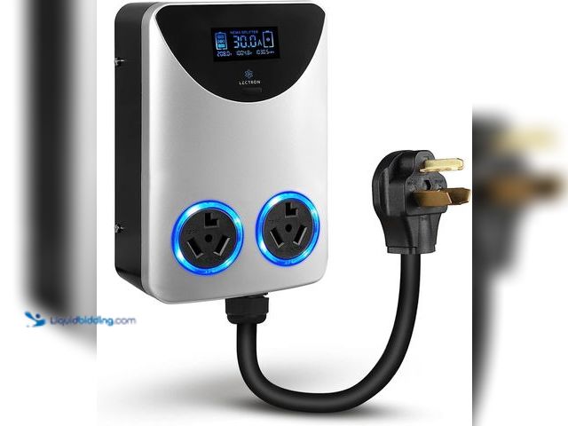 Lot 49-5406700 - Lectron NEMA Socket Splitter - Power Your EV Charger and High-Powered Appliance from The Same Outlet...