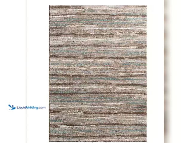 Lot 49-2026054 - Home Decorators Collection Shoreline Multi 5 ft. x 7 ft. Striped Area Rug, Model # 1203PM58HD.101. M...