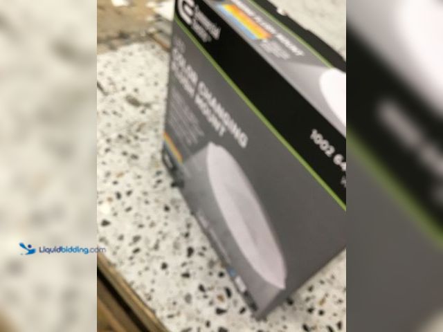 Lot 49-3536662 - Commercial Electric 16in Diamond Shape Entryway LED Flush Mount Ceiling Light Item is Factory Sealed