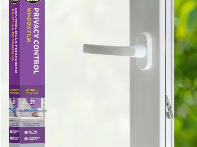 Lot 49-1559909 - Gila 4 ft. x 6.5 ft. Frosted Privacy Window Film, Model # PFW486, New.  Ref#HDSR1216