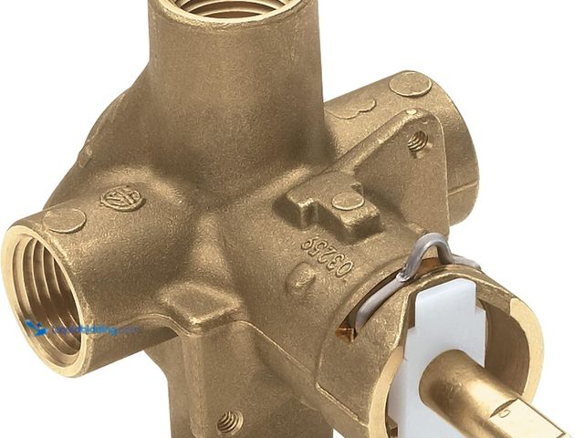 Lot 49-5453720 - Moen M Pact PosiTemp Pressure Balancing Brass Tub and Shower Valve with IPS Connections, [Model: 251...