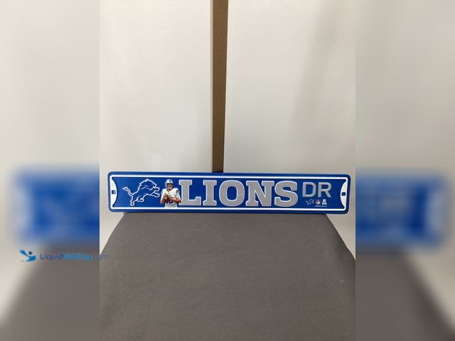 Lot 49-910491 - New Sign Metal Sign NFL Street Sign - Lions Drive Metal Street Sign