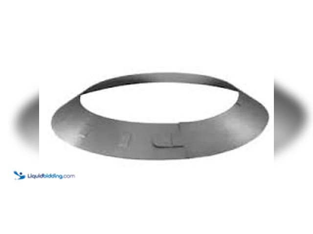 Lot 49-5483776 - QTY 2 - DuraVent DuraPlus All-Fuel Chimney 6in. To 8in. Diameter Storm Collar. Model # 6DP-SC. Unuse...